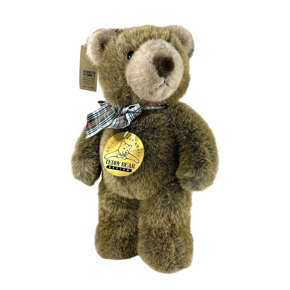 Vintage 1989 Manhattan Toy Co Arnold Bear Limited Edition #1594/3600 13” Plush - Picture 3 of 10
